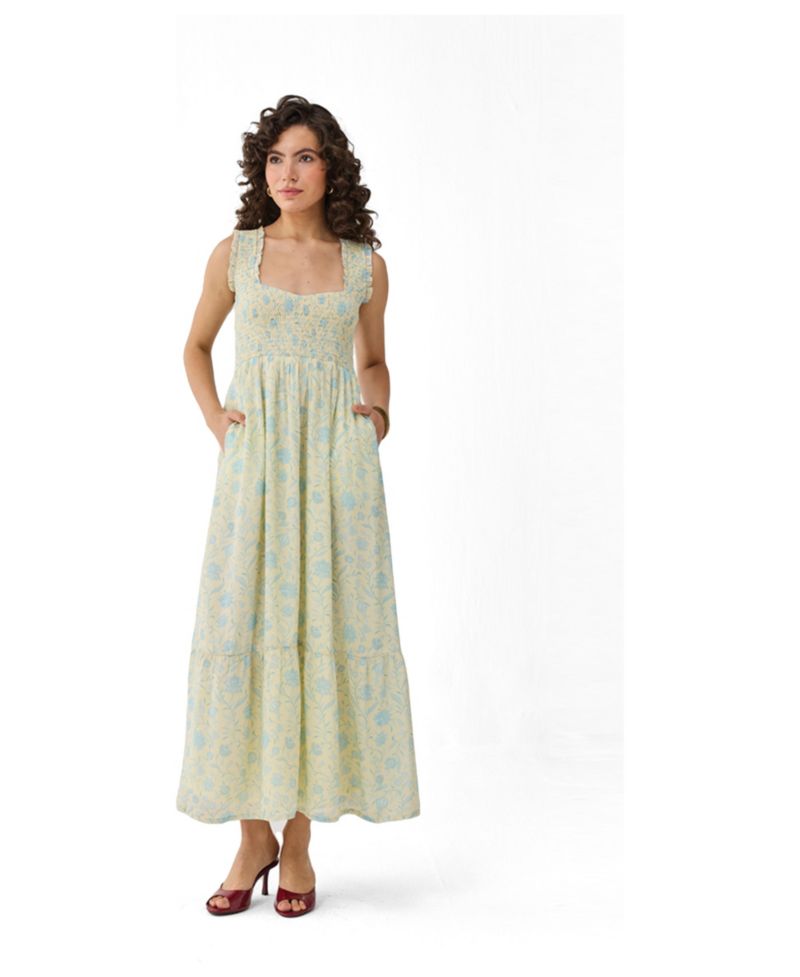 Women's Smocked Maxi Dress