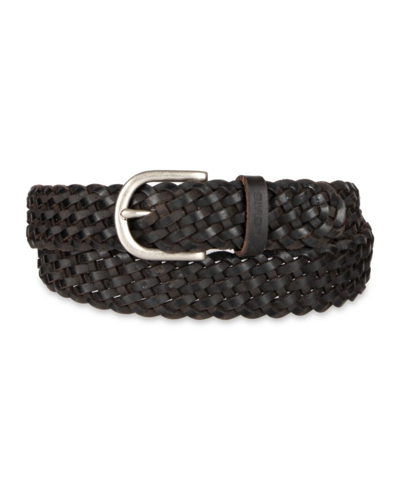 Women's Fully Adjustable Leather Braided Belt