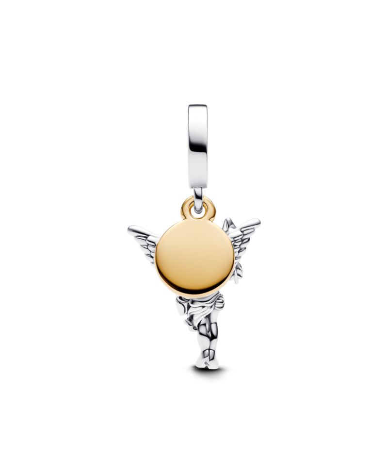 Two Tone Cupid Dangle Charms