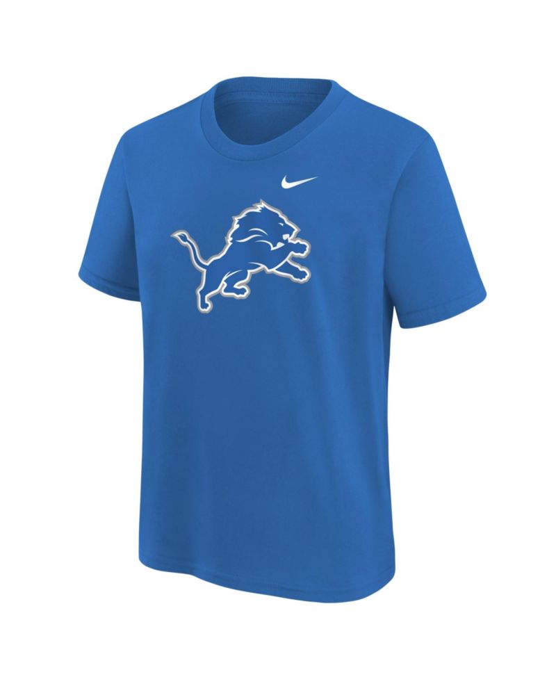 Boys' and Girls' Detroit Lions Screen-Print Tagless-Collar Cotton T-Shirt