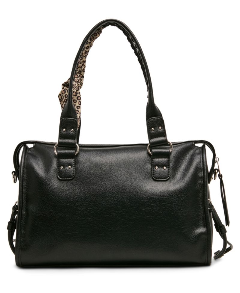 Vander Medium Scarf Detail Bowler Handbag
