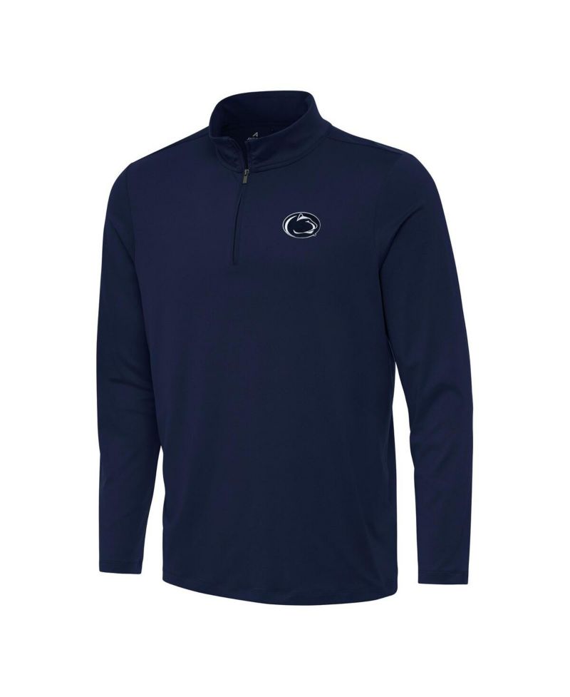 Men's Navy Penn State Nittany Lions Reprocess Quarter-Zip Hoodie