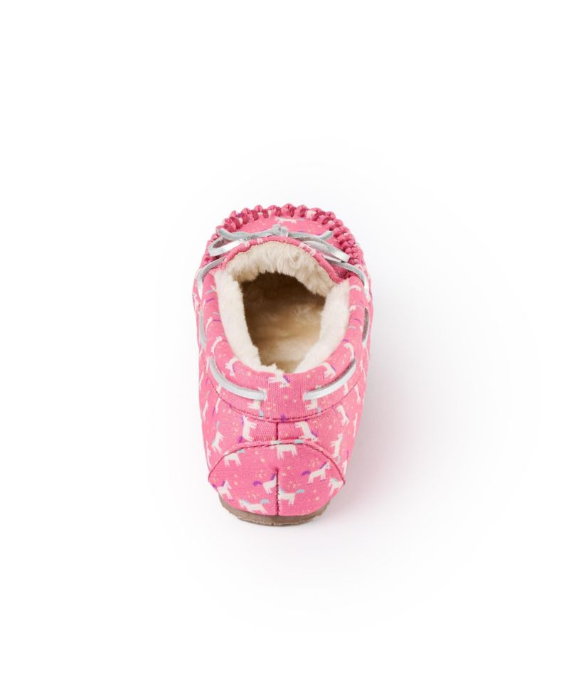 Kids' Unicorn Moccasin Slippers
