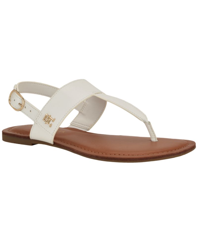 Women's Lenian T-Strap Flat Slingback Sandal