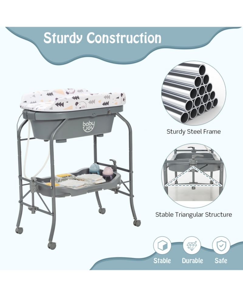 Baby Changing Table for Baby Nursery Sturdy Design