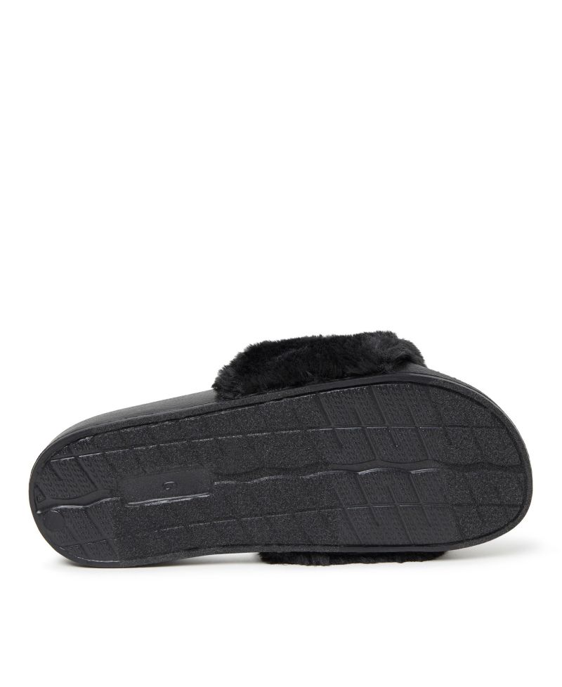 Women's Faux Shearling Slide Sandal