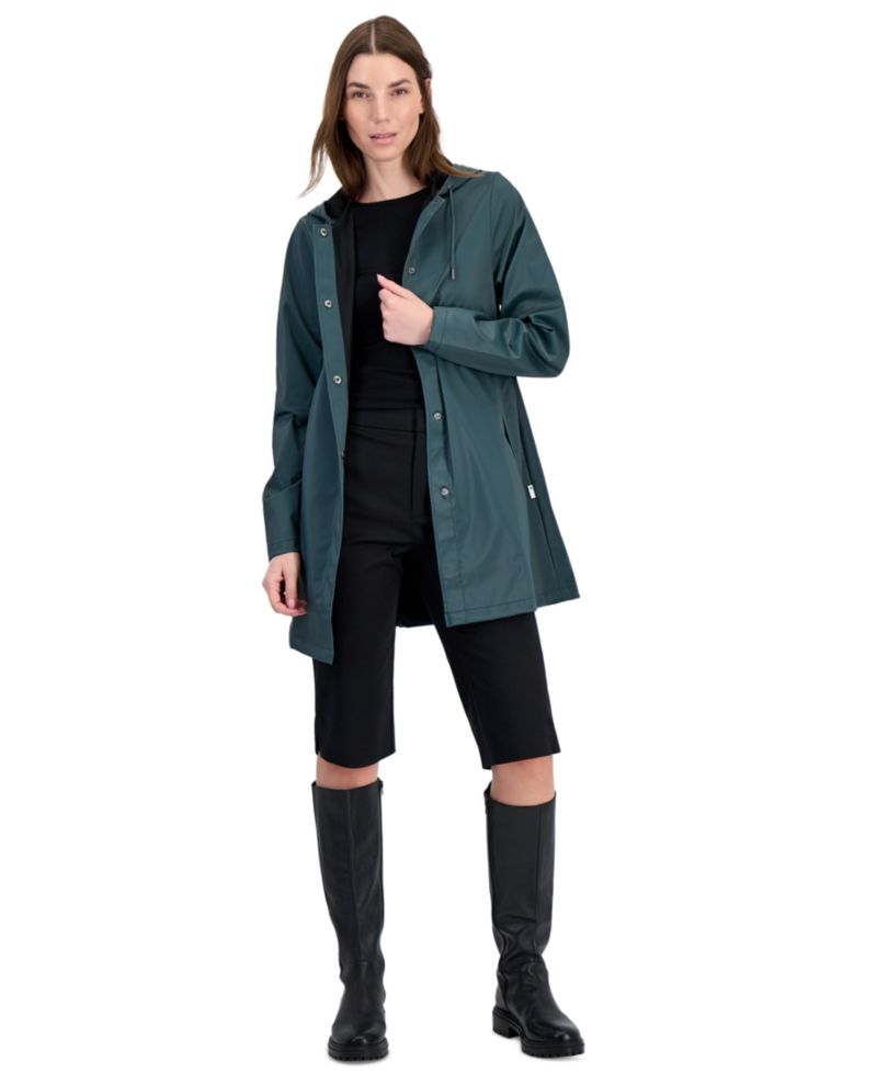 Women's Hooded A-Line Rain Jacket