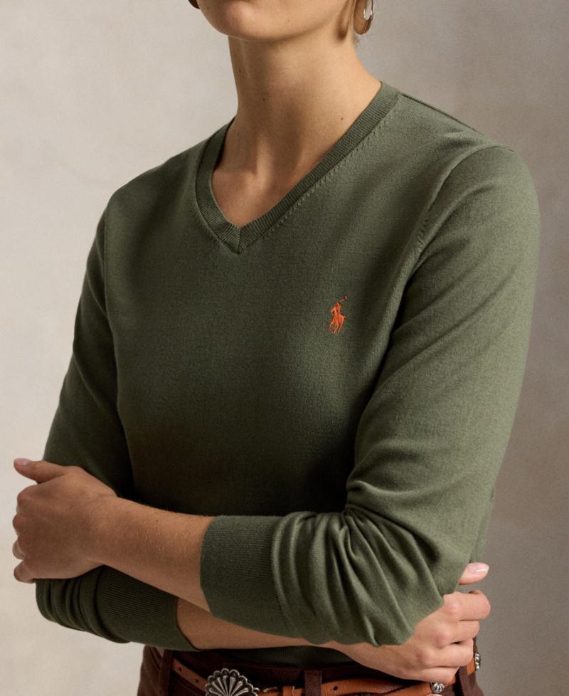 Women's V-Neck Pull-On Sweater