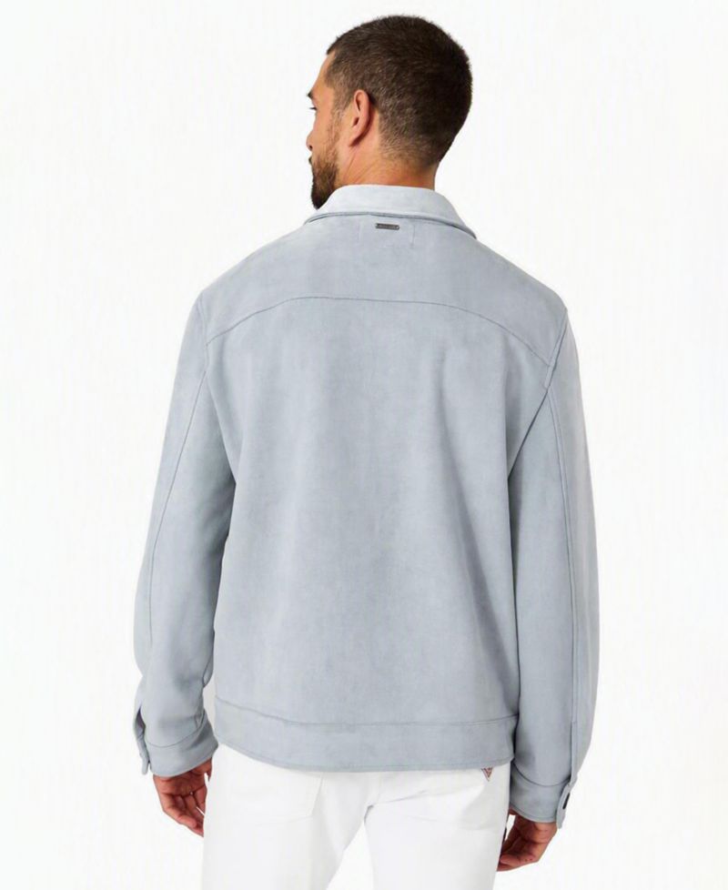 Men's Harlow Faux Suede Overshirt