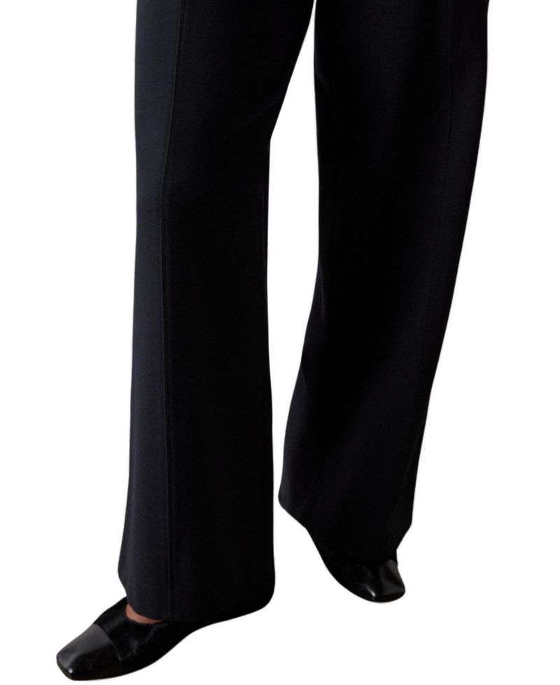 Women's Straight High-Waisted Lila Ponte Trouser