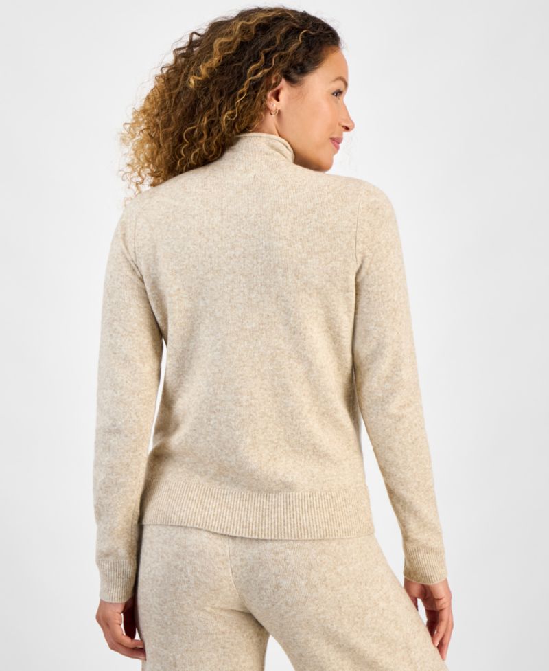 Petite Mock Neck Luxsoft Sweater
