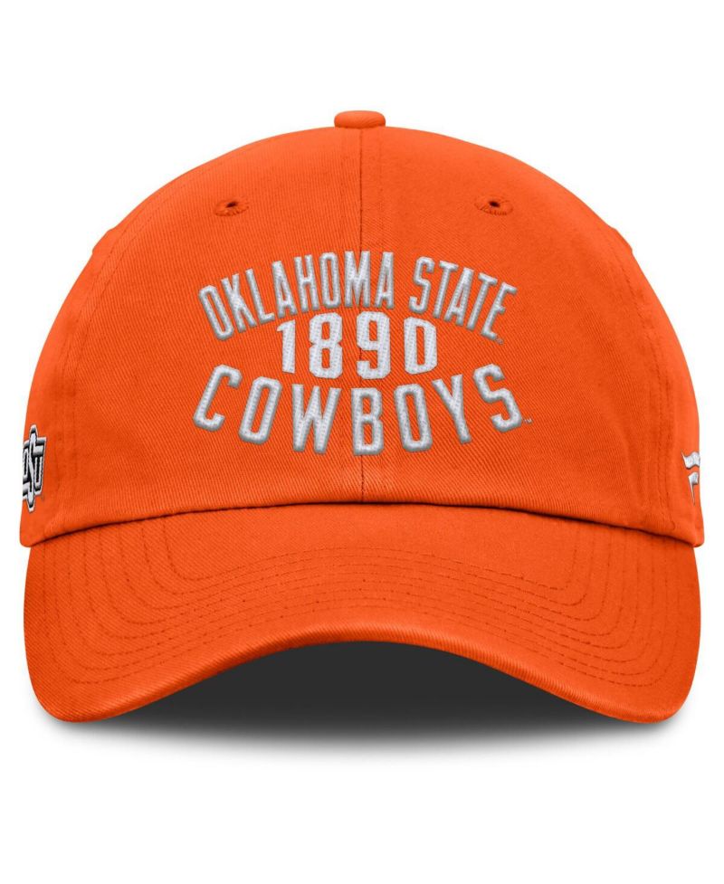 Men's Orange Oklahoma State Cowboys Archer Adjustable Hat