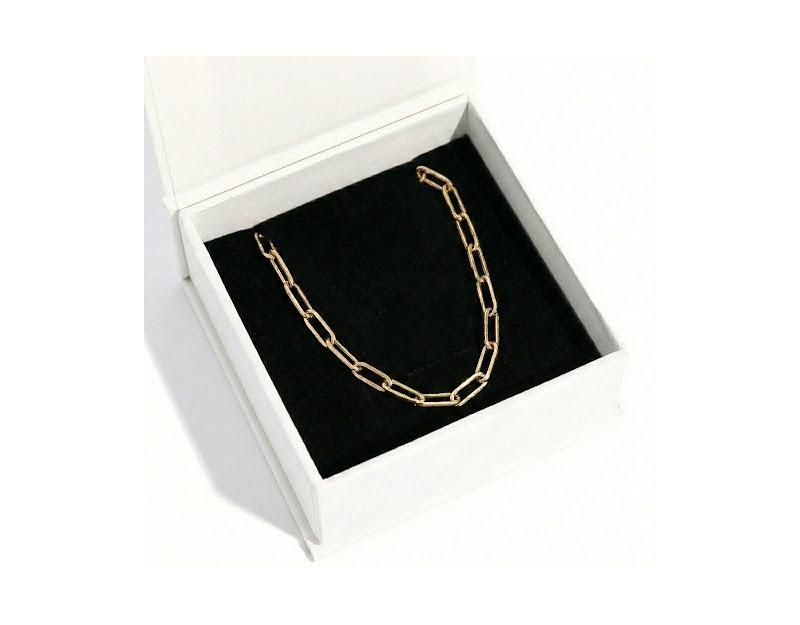 Stainless Steel Paperclip Chain Necklace