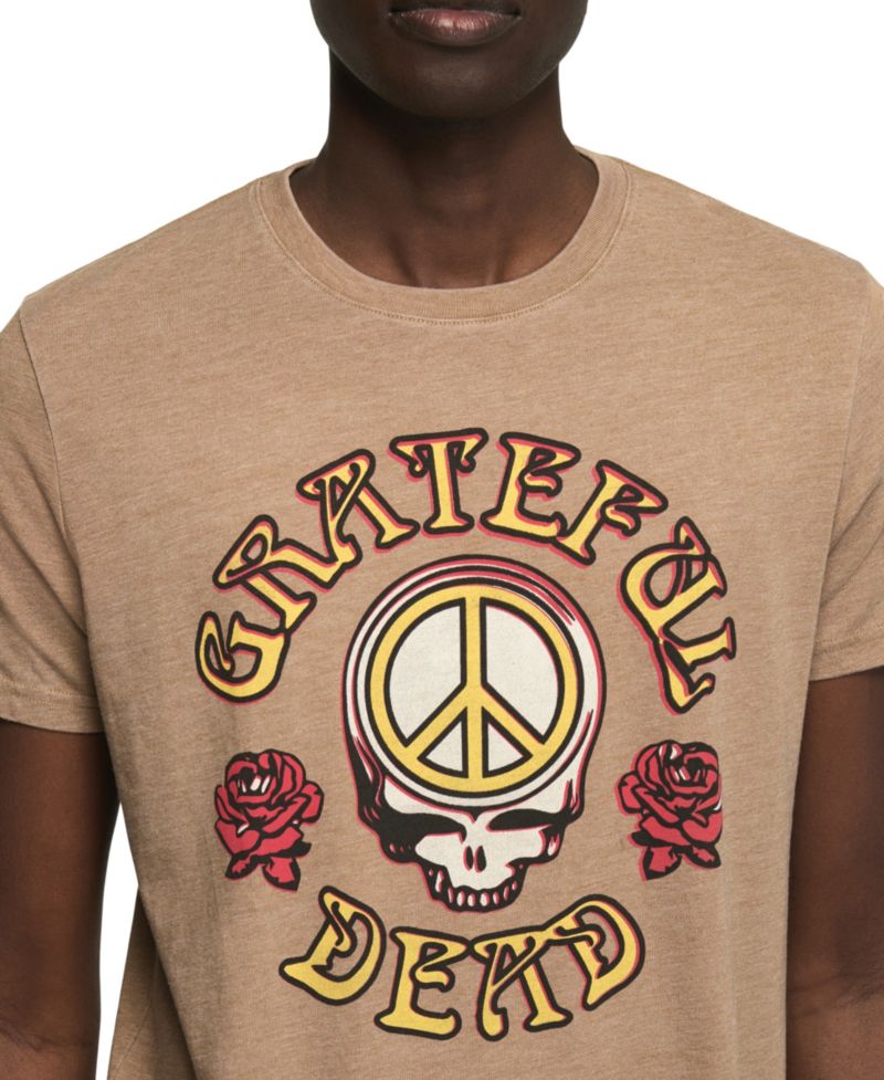 Men's Grateful Dead Peace Graphic Crew Neck T-Shirt