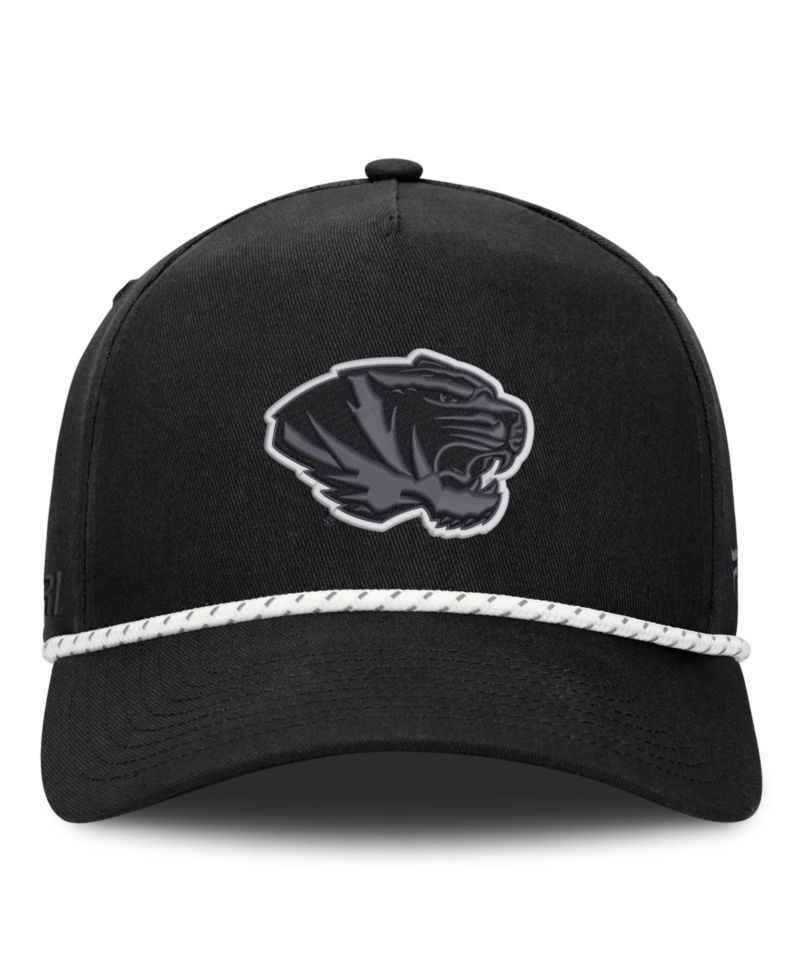 Men's Black Missouri Tigers Undertone Rope Adjustable Hat