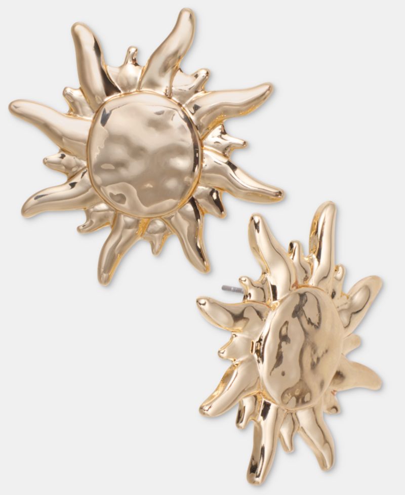 Sun Statement Stud Earrings