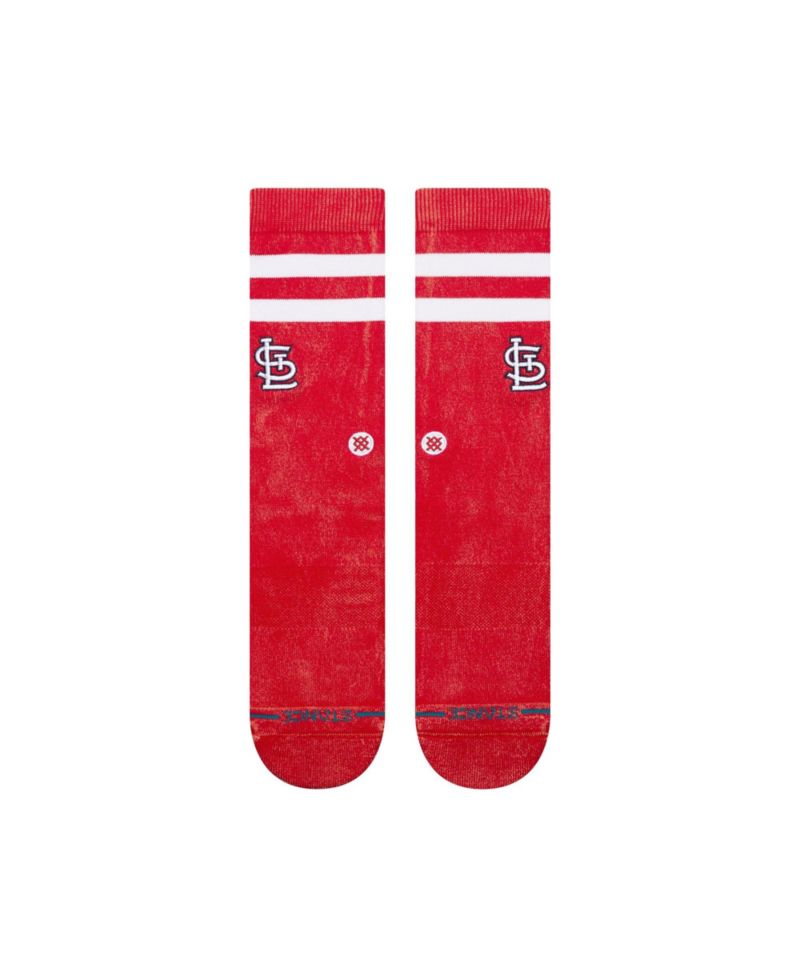 Men's and Women's Red St. Louis Cardinals Rotation Crew Socks
