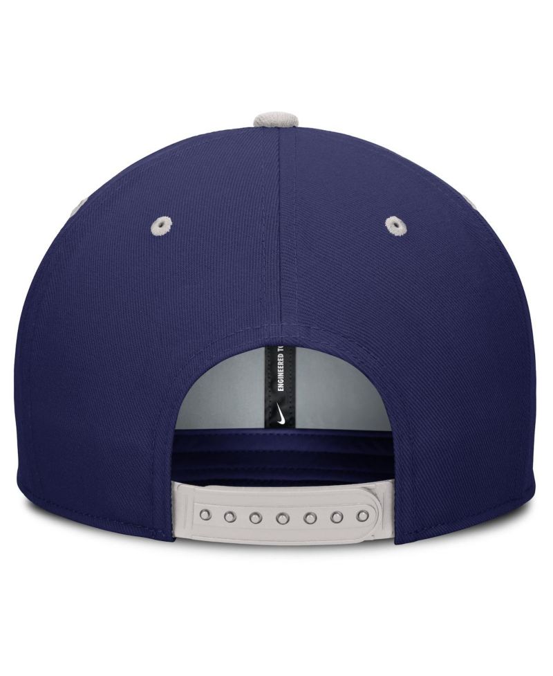 Men's Navy/Silver Brooklyn Dodgers Cooperstown Collection Pro Dri-FIT Snapback Hat