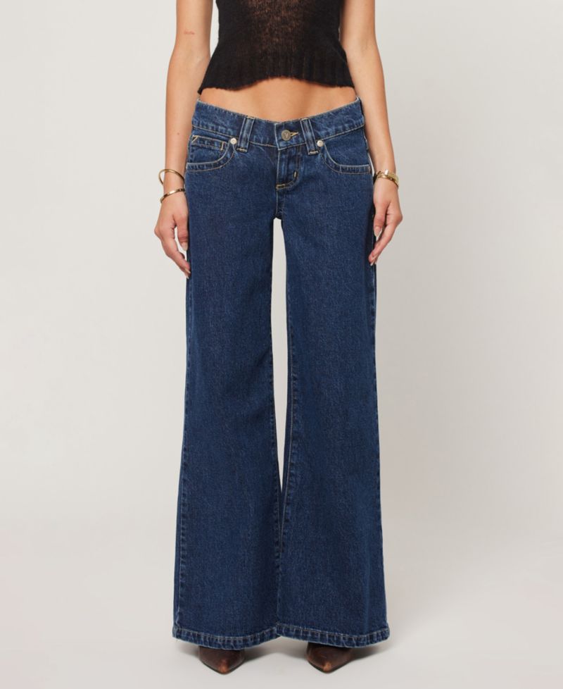 Women's 00 Tara Low-Rise Wide-Leg Jeans