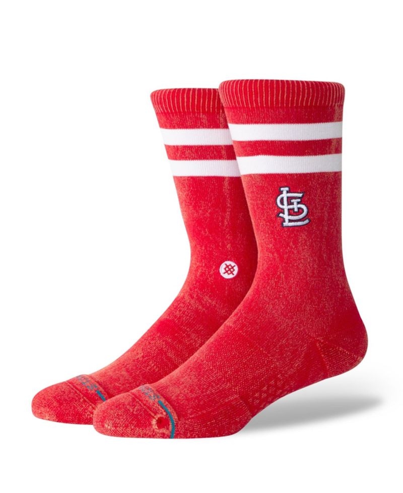 Men's and Women's Red St. Louis Cardinals Rotation Crew Socks