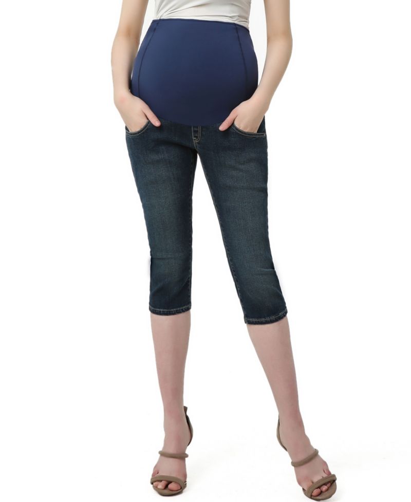 Maternity Courtney Stretch Denim Capri