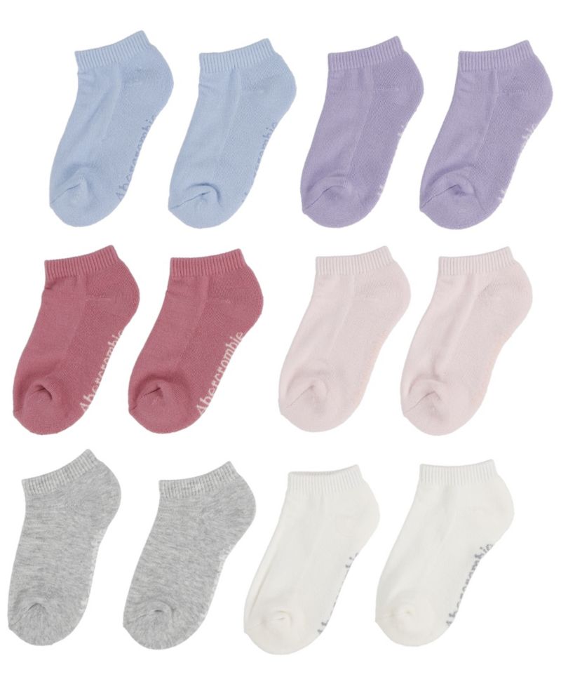 Boys' and Girls' Neutral Low Socks, 6-Pack