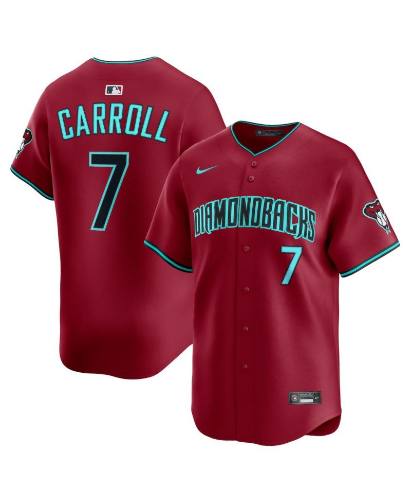 Men's Corbin Carroll Red Arizona Diamondbacks Alternate Limited Jersey