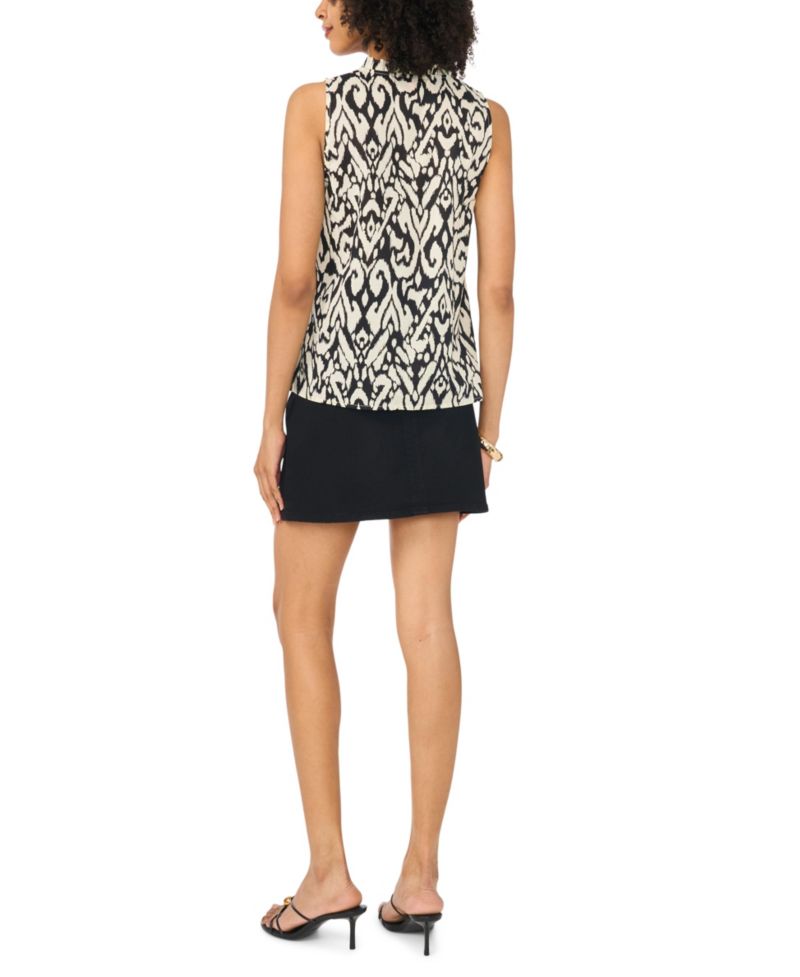 Women's V-Neck Front-Slit Top