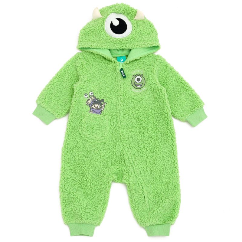 Baby Boys (Newborn - 24months) Zip Up Cosplay Coverall Cozy Sherpa
