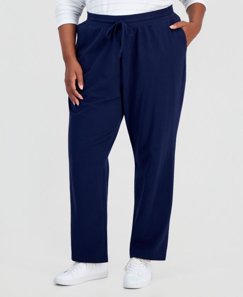 Petite Mid-Rise Pull-On Pants, Petite & Petite Short