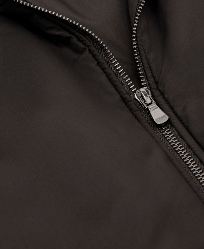 Men's Axel Padded Funnel-Neck Two-Way Front Zip Vest