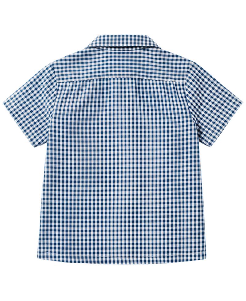 Baby Boys' Button-Down Shirt and Shorts, 2-Piece Set