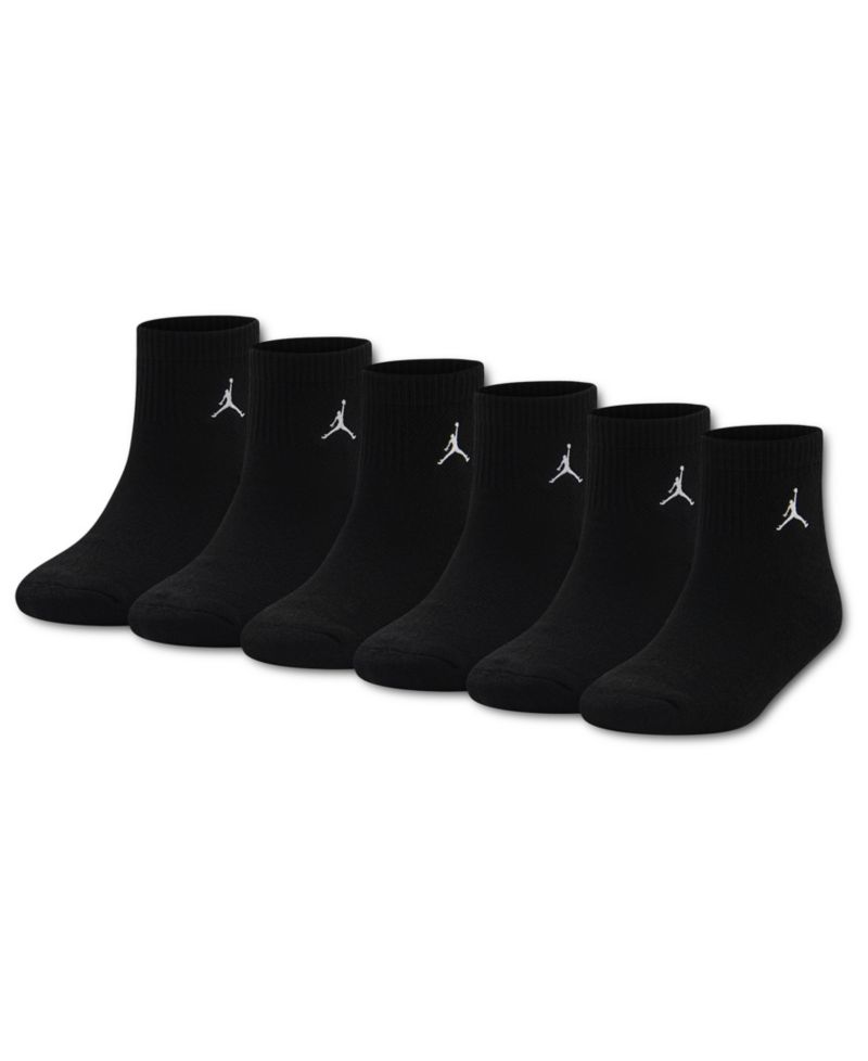 Boys' 7-11 Ankle Socks, 6-Pack