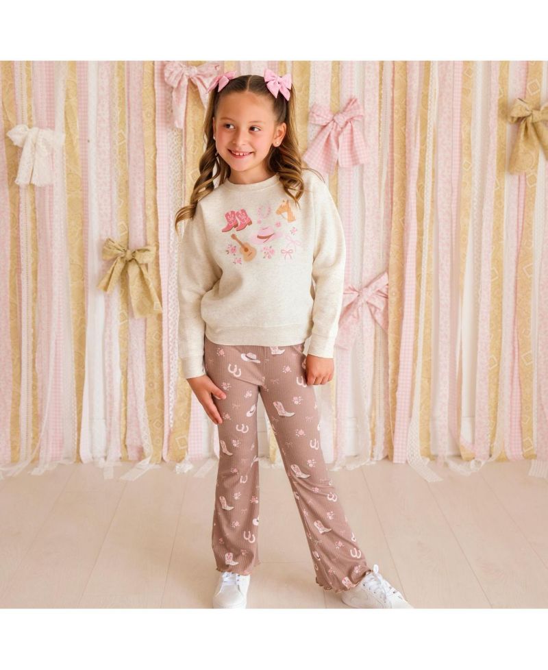 Baby Girls (3M-24M) Howdy Darling Western Flare Legging