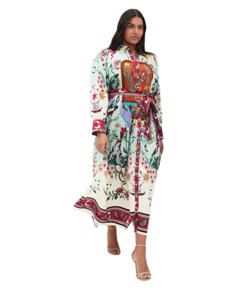 Women's Ezra Mosaic Print Maxi Dress