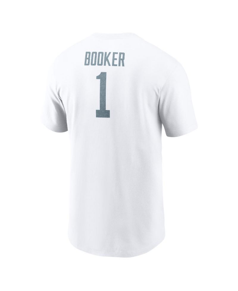 Men's Devin Booker White Kentucky Wildcats Alternate Denim Name & Number T-Shirt