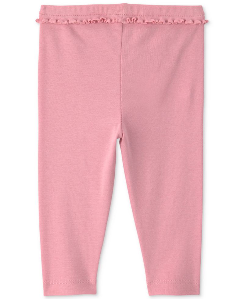 Baby Girls' and Boys' Pull-On Pants, 2-Pack