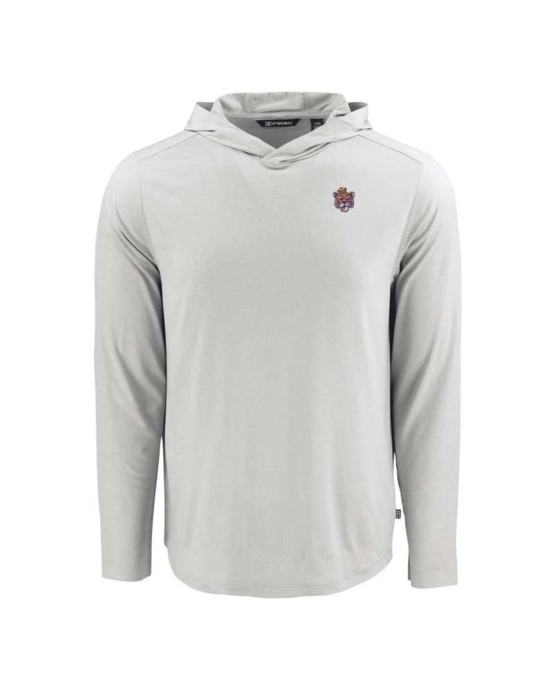 Men's Gray LSU Tigers Coastline Epic Comfort Eco Long Sleeve Hoodie