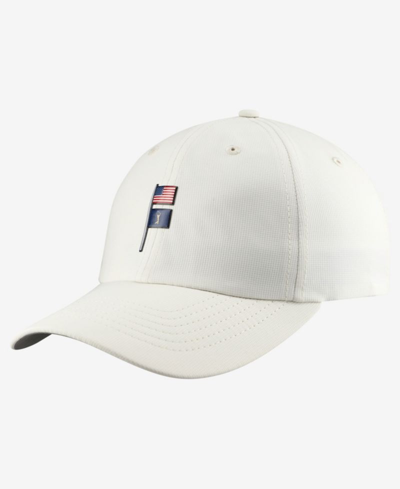 Men's Cream THE PLAYERS Original Performance Adjustable Hat