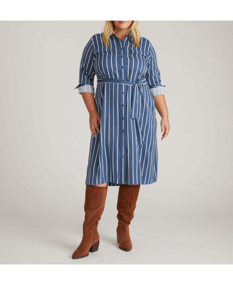 Plus Size Cooling Stretch Cupro Savannah Dress