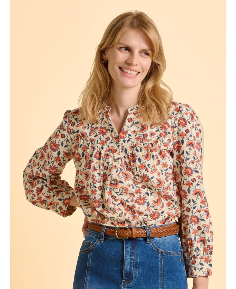 Women's Lindsay Long Sleeve V-Neck Shirt