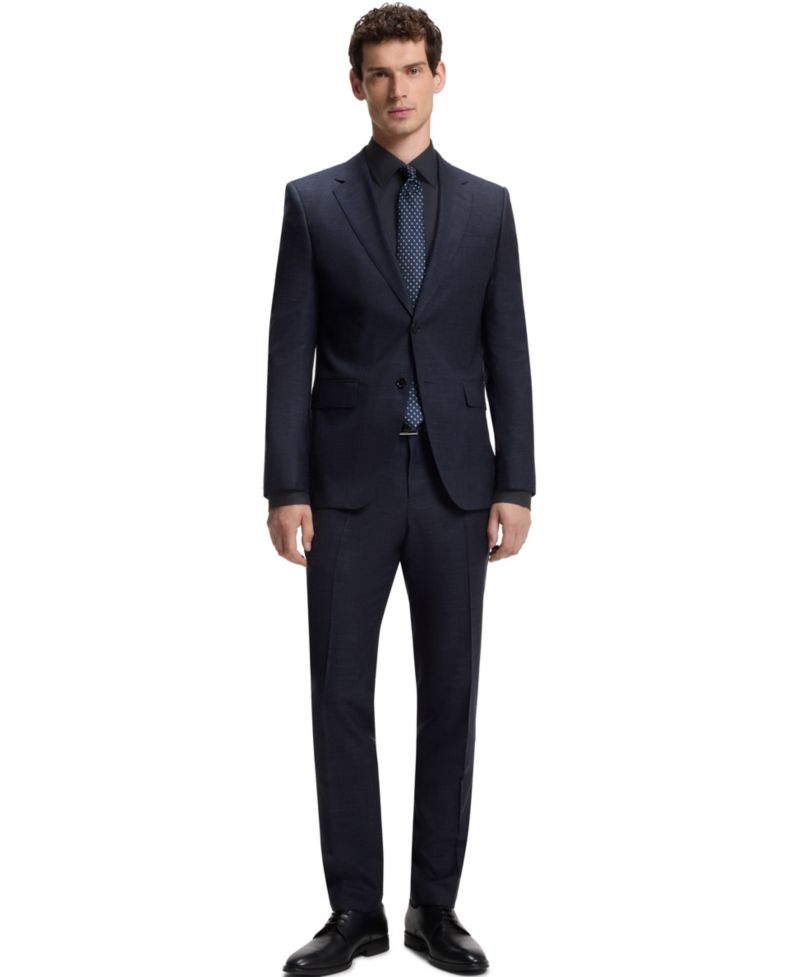 Men's Stretch Cotton Regular-Fit Dress Shirt