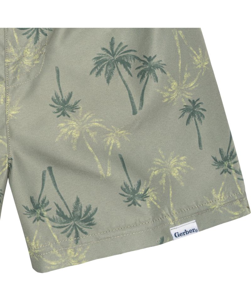 Toddler Boys Swim Trunks - Sailboats - 2-Pack