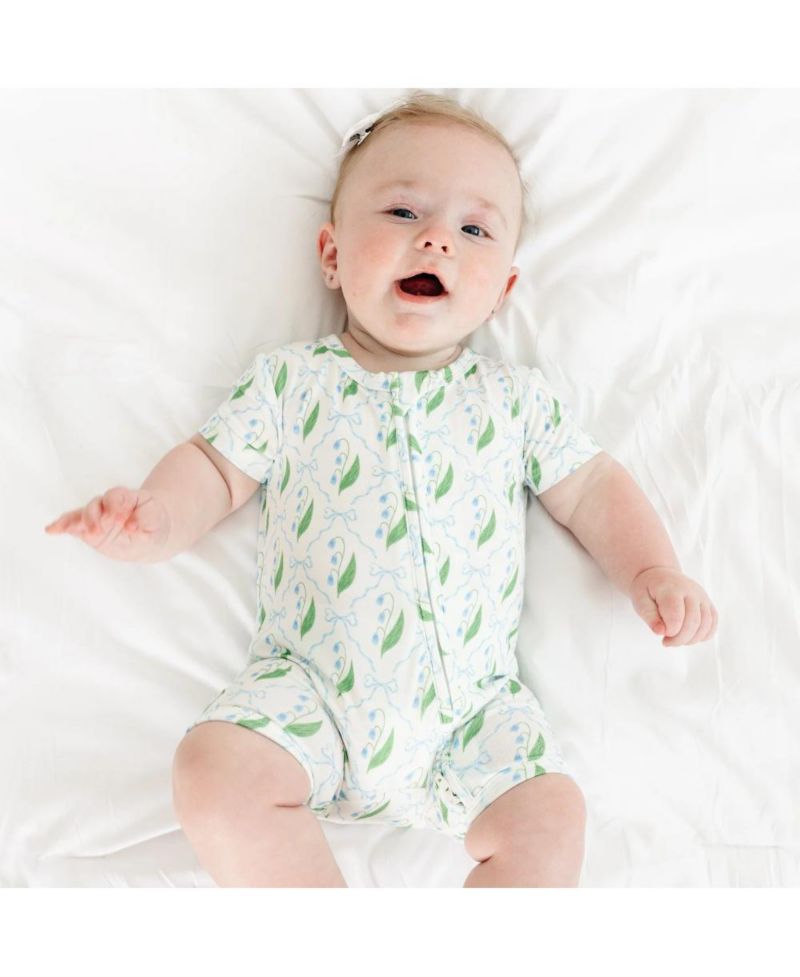 Baby Girls Bluebell Bows Bamboo Sleeper