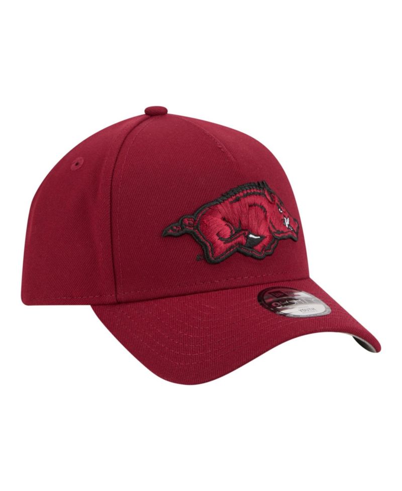 Big Boys and Girls Cardinal Arkansas Razorbacks 9FORTY A-Frame Adjustable Hat