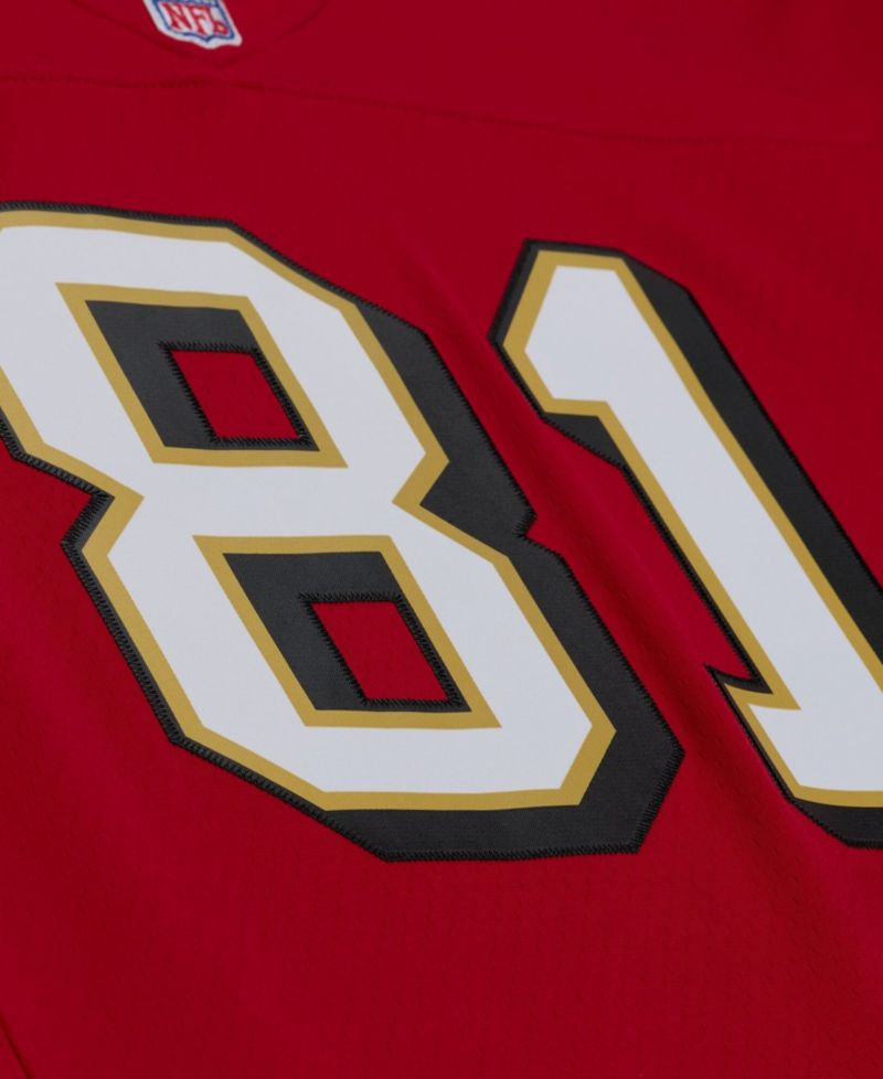 Men's Mitchell Ness Terrell Owens Red San Francisco 49ers 1996 Legacy Replica Player Jersey
