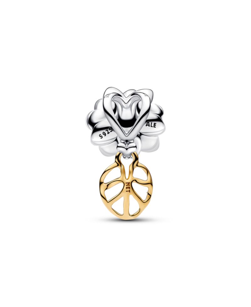 Disney Princess Tiana Lotus Flower Lab-grown Diamond Charm