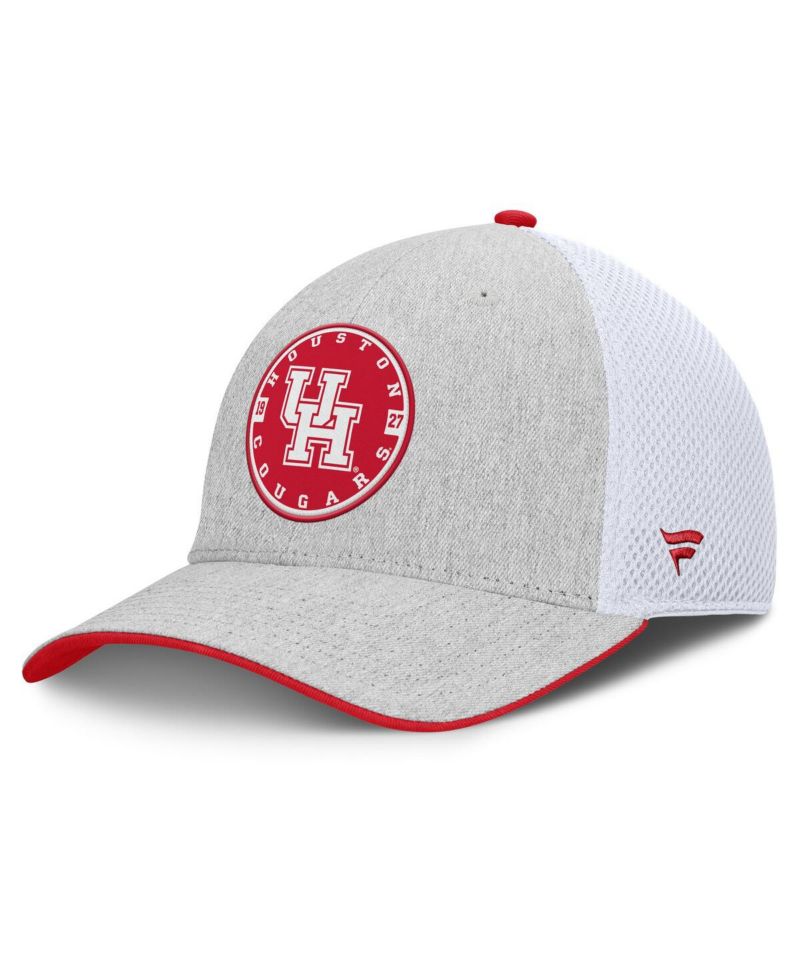 Men's Heather Gray Houston Cougars Trigger Flex Hat