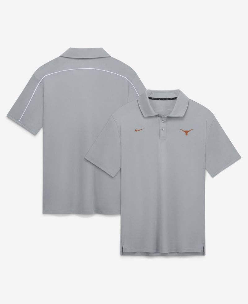 Men's Gray Texas Longhorns Par Dri-FIT Polo shirt
