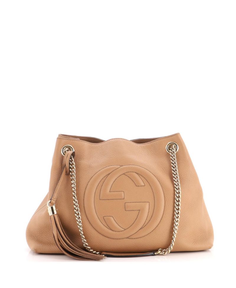Medium Soho Chain Strap Shoulder Bag Leather